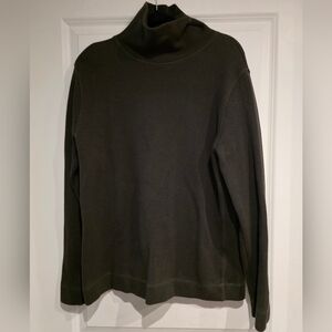 Mens Banana Republic French Rib Turtleneck Sweatshirt, Like New, Medium